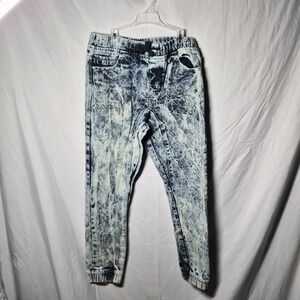 Acid Wash Black & White Women’s Jeans